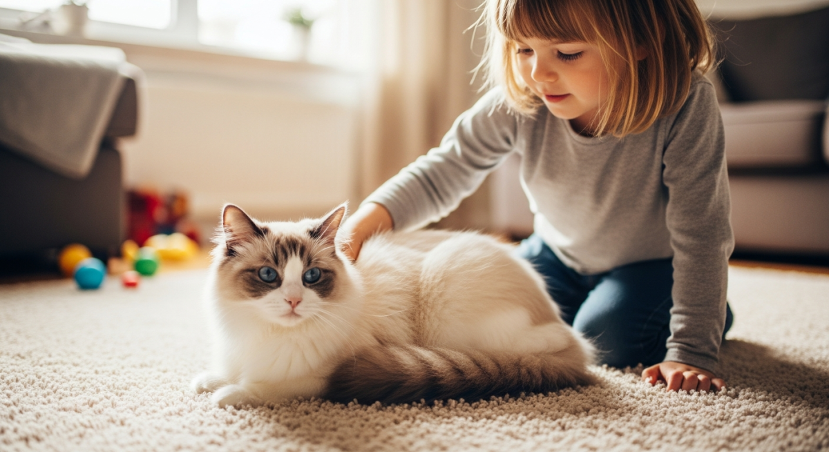 Le Ragdoll et les enfants : le compagnon idéal de toute la famille