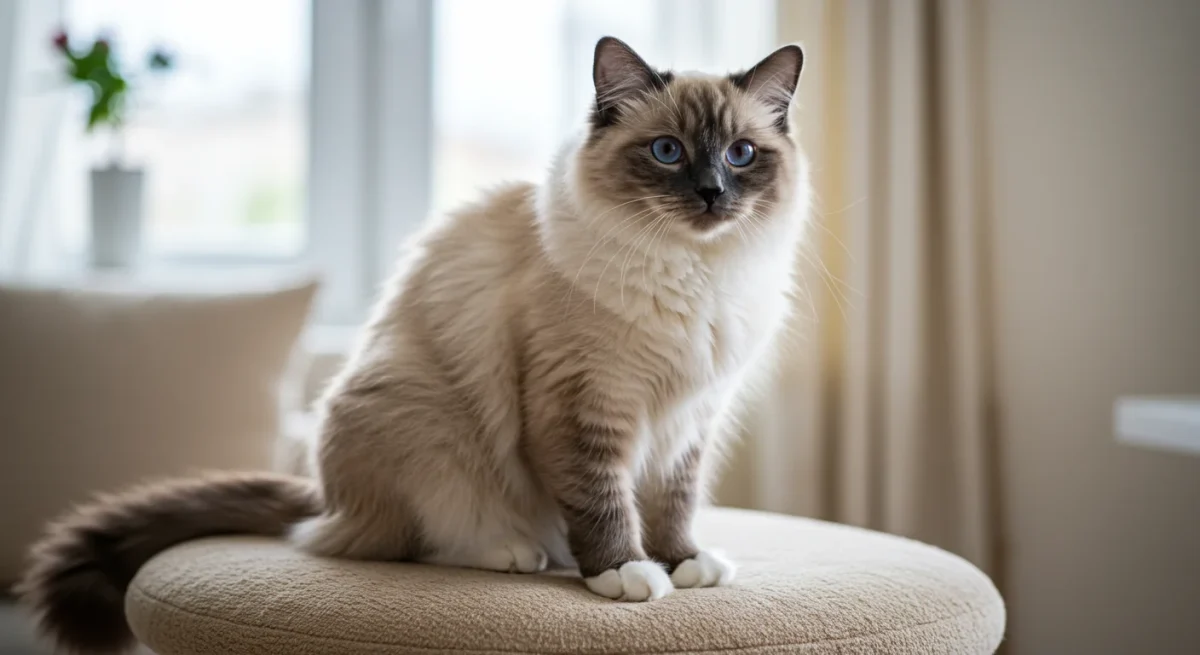 Le Ragdoll colourpoint : la robe originelle et ses nuances